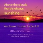 Heidis Heroes Sunshine Above the Clouds